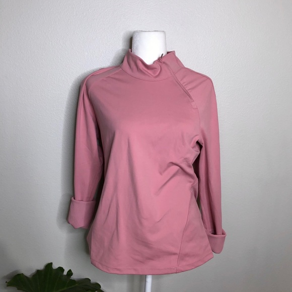 NWT Yogalicious Nude Tech Quarter Zip jacket - Picture 4 of 7